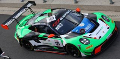 PRE-ORDER - Spark SB865 1:43 - Porsche 911 GT3 R (992) No.18 Dinamic GT 24H Spa 2025 M. Campbell - B. Buus - M. Jaminet Limited (300ex.)