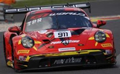 PRE-ORDER - Spark SB870 1:43 - Porsche 911 GT3 R (992) No.911 Pure Rxcing 24H Spa 2025 R. Lietz - A. Malykhin - T. Preining Limited (300ex.)