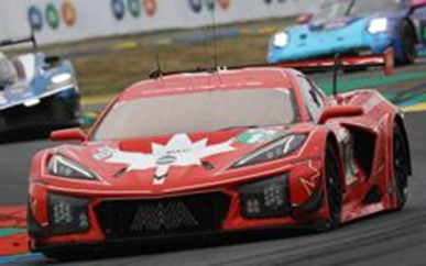 PRECOMMANDE - Spark 18S1071 1:18 - Corvette Z06 LMGT3.R No.13 AWA RACING Le Mans 24H 2025 O. Fidani - L. Kern - M. Bell