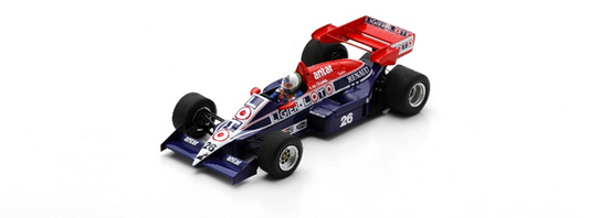 PRE-ORDER - Spark S7419 1:43 - LIGIER JS23 N°26 German GP 1984 Andrea de Cesaris