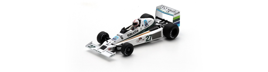 PRE-ORDER - Spark S7495 1:43 - WILLIAMS FW06 N°27 2nd USA GP 1978 Alan Jones