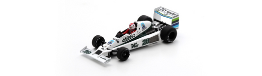 PRE-ORDER - Spark S7497 1:43 - WILLIAMS FW06 N°28 Argentina GP 1979 Clay Regazzoni