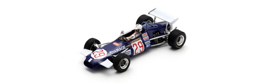 PRE-ORDER - Spark S8306 1:43 - BRABHAM BT30 N°29 6th German GP 1969 Richard Attwood