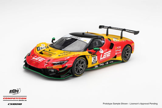 PRECOMMANDE - BBR CS18018 1:18 - FERRARI 296 GT3 N°26 Arise Racing 2025 Bathurst 12H 2025
