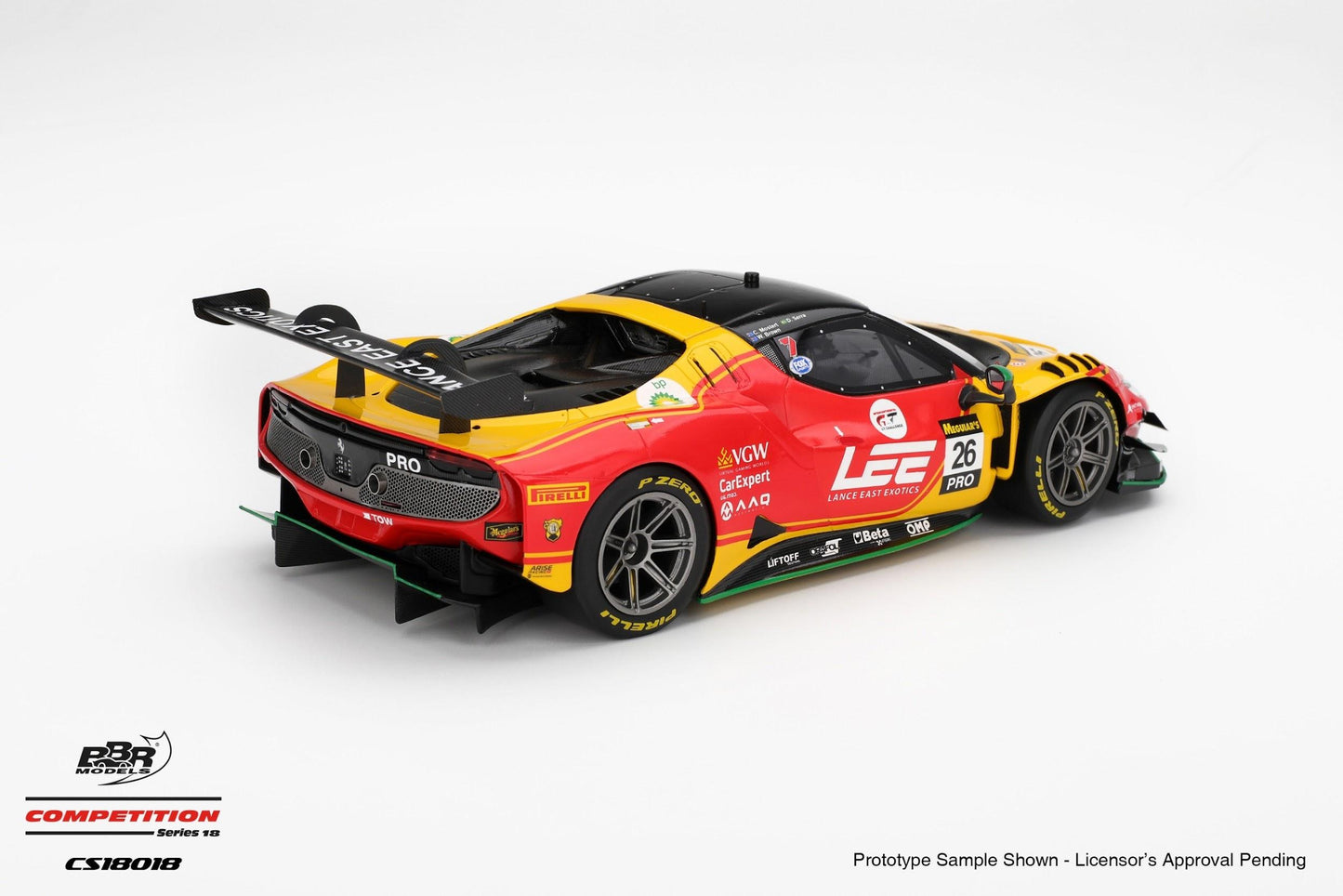 PRECOMMANDE - BBR CS18018 1:18 - FERRARI 296 GT3 N°26 Arise Racing 2025 Bathurst 12H 2025