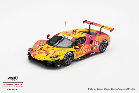 PRECOMMANDE - BBR CS020 1:43 - FERRARI 296 GT3 N°81 Dragon Speed Laguna Seca 2025
