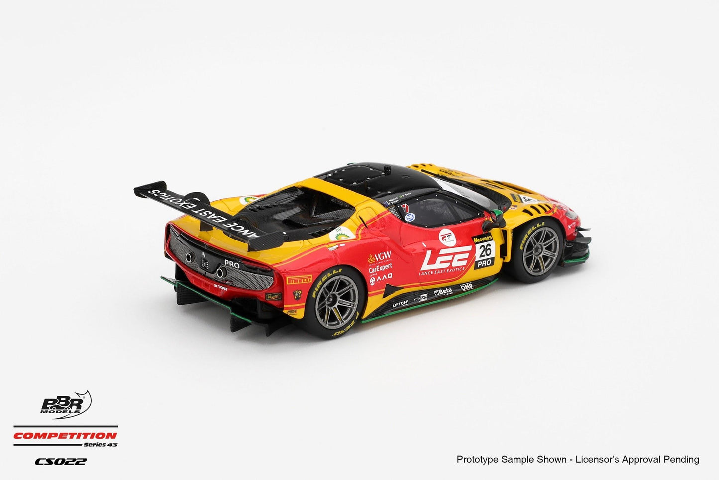 PRECOMMANDE - BBR CS022 1:43 - FERRARI 296 GT3 N°26 Arise Racing 2025 12H Bathurst 2025