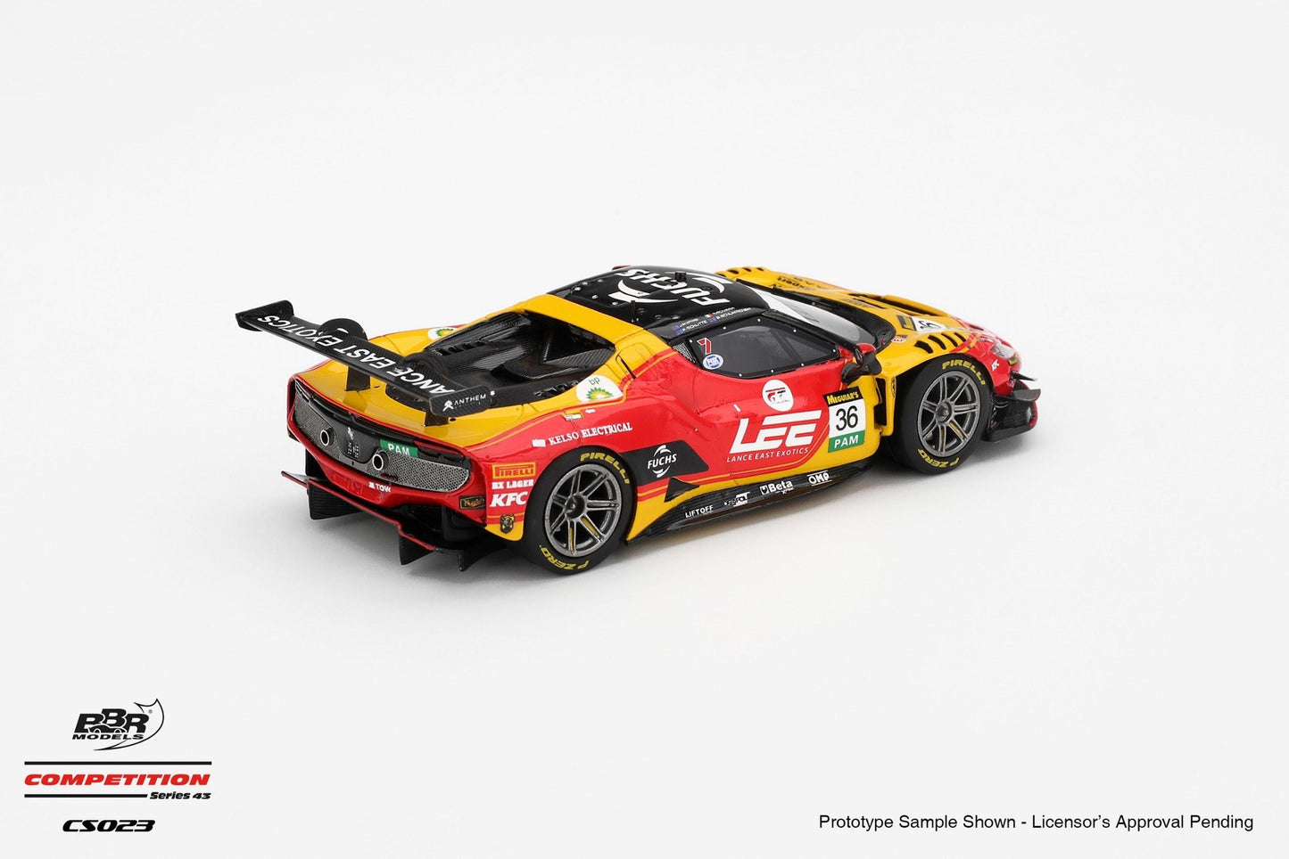 PRECOMMANDE - BBR CS023 1:43 - FERRARI 296 GT3 N°36 Arise Racing 2025 12H Bathurst 2025