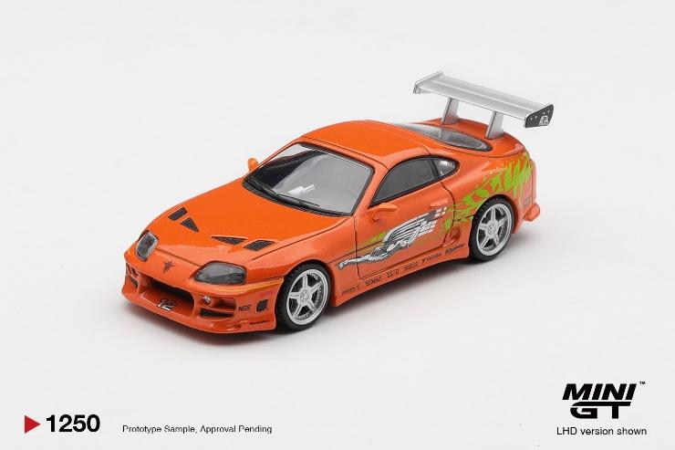 PRECOMMANDE - Mini GT MGT01250-BL 1:64 - TOYOTA Supra MK4 (A80) Romex Brian O'Conner The Fast And The Furious 2001
