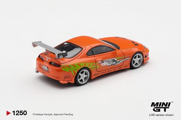 PRECOMMANDE - Mini GT MGT01250-BL 1:64 - TOYOTA Supra MK4 (A80) Romex Brian O'Conner The Fast And The Furious 2001