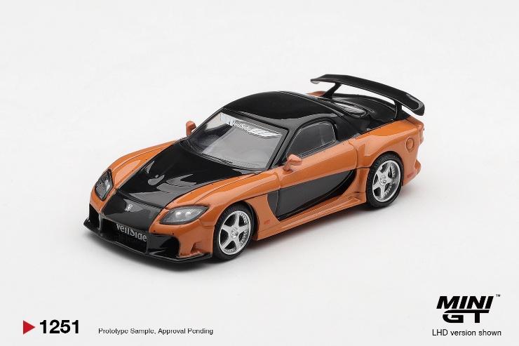 PRECOMMANDE - Mini GT MGT01251-BL 1:64 - MAZDA RX-7 (FD) Veilside Fortune Han Seoul-Oh The Fast And The Furious: Tokyo Drift 2006