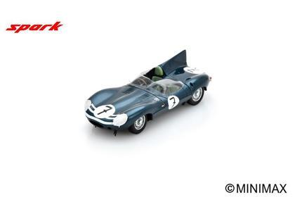 PRECOMMANDE - Spark S2938 1:43 - Jaguar D-Type No.7 Le Mans 24H 1958 N. Sanderson – J. Lawrence