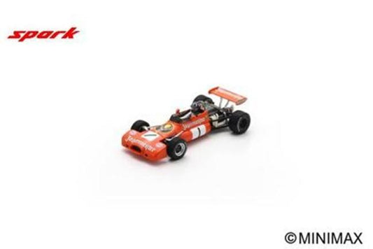 PRECOMMANDE - Spark F2047 1:43 - Brabham BT36 No.1 Deutschland Trophy 1972 Graham Hill