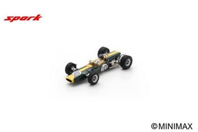 PRECOMMANDE - Spark F2024 1:43 - Lotus 48 No.10 2nd GP Reims F2 1967 Graham Hill