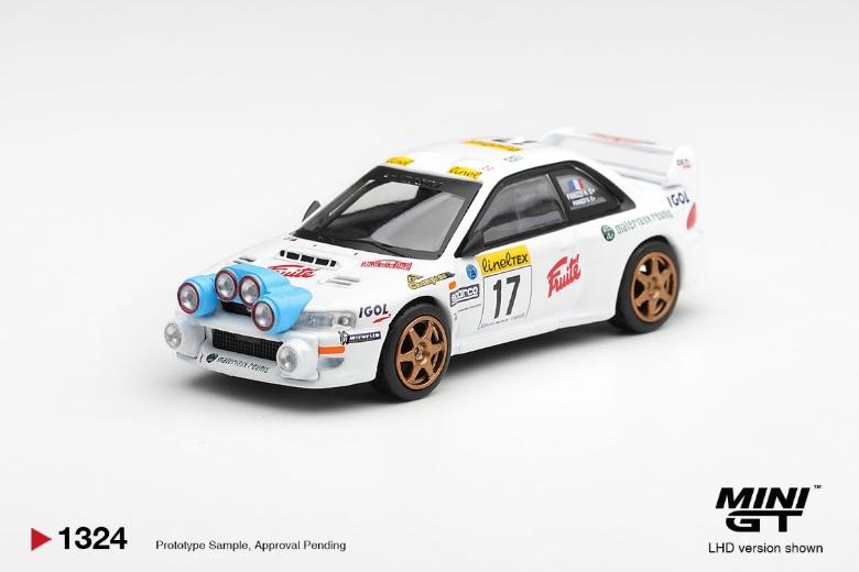 PRECOMMANDE - Mini GT MGT01324-L 1:64 - SUBARU Impreza WRC98 N°17 Rallye Monte Carlo 1999 Gilles Panizzi - Hervé Panizzi