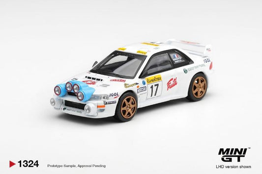 PRECOMMANDE - Mini GT MGT01324-L 1:64 - SUBARU Impreza WRC98 N°17 Rallye Monte Carlo 1999 Gilles Panizzi - Hervé Panizzi
