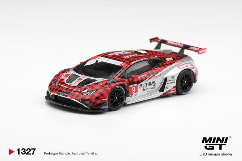 PRECOMMANDE - Mini GT MGT01327-L 1:64 - LAMBORGHINI Huracan GT3 EVO 2 N°9 Pfaff Motorsports  Weathertech GTD PRO 2025