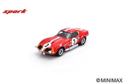 PRECOMMANDE - Spark 18S851 1:18 - Corvette C3 No.3 Le Mans 24H 1968 U. Maglioli - H. Greder