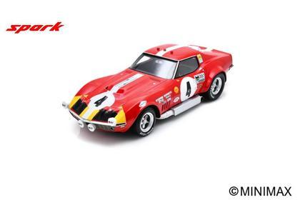 PRECOMMANDE - Spark 18S852 1:18 - Chevrolet Corvette C3 No.4 Le Mans 24H 1968 S. Garant - J-M. Giorgi