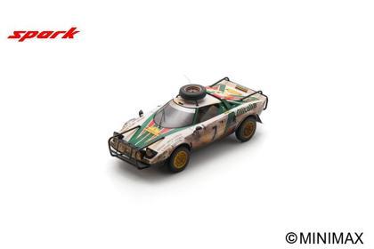 PRECOMMANDE - Spark 18S948 1:18 - Lancia Stratos HF No.7 3rd Safari Rally 1977 S. Munari - P. Sodano