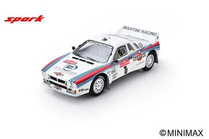 PRECOMMANDE - Spark 18S1210 1:18 - Lancia 037 Rally No.6 Winner Sanremo 1983 M. Alén - I. Kivimäki