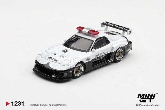 PRECOMMANDE - Mini GT MGT01231-L 1:64 - MAZDA RX7  LB-Super Silhouette Police 1998