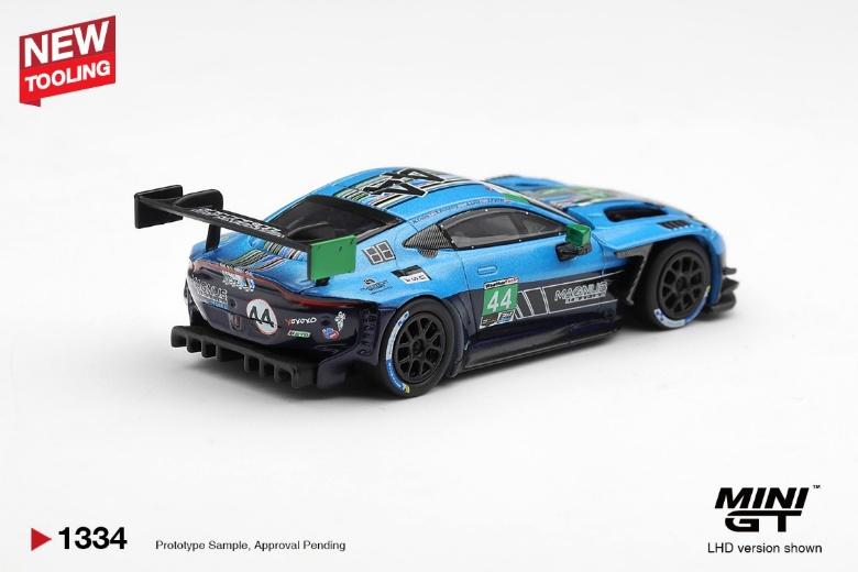 PRECOMMANDE - Mini GT MGT01334-L 1:64 - ASTON MARTIN Vantage GT3 EVO N°44 Magnus Racing 24H Daytona 2025  A. Lally - J. Potter - S. Pumpelly - N. Thiim