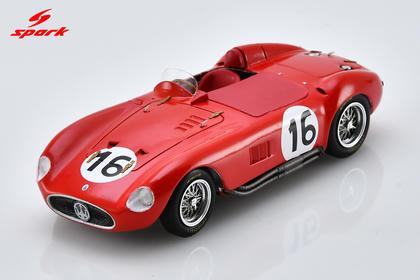 PRECOMMANDE - Spark S8776 1:43 - MASERATI 300S N°16 24H Le Mans 1955  L. Musso - ""Gino""  Chassis #3055 / Shortnose