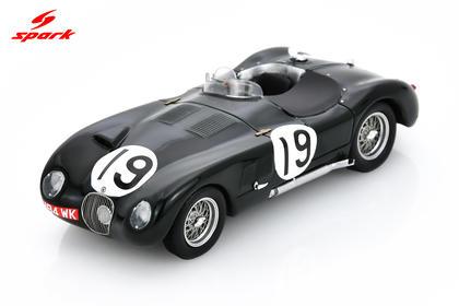 PRECOMMANDE - Spark S2945 1:43 - JAGUAR C-Type N°19 4th 24H Le Mans 1953  P. Whitehead – I. Stewart