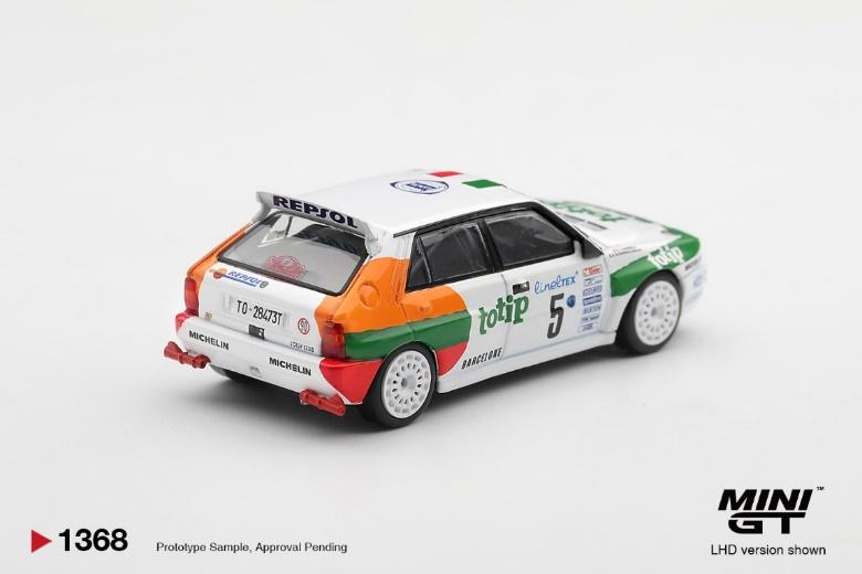 PRECOMMANDE - Mini GT MGT01368-L 1:64 - LANCIA Delta HF Integrale EVO N°5 Rallye Monte Carlo 1993  Andrea Aghini - Sauro Farnocchia