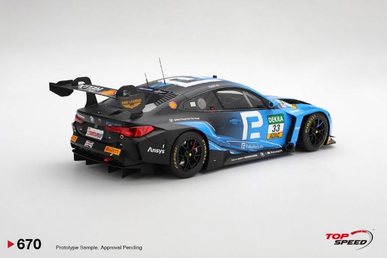 PRECOMMANDE - Top Speed TS0670 1:18 - BMW M4 GT3 EVO N°33 Schubert Motorsport Vainqueur Race 1  Zandvoort DTM 2025 R. Rast