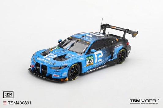 PRECOMMANDE - TSM Model TSM430891 1:43 - BMW M4 GT3 EVO N°33 Schubert Motorsport Winner Race 1  Zandvoort DTM 2025 R. Rast