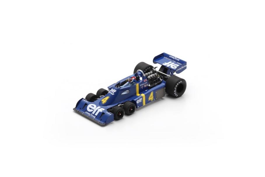 PRECOMMANDE - Spark 18S1028 1:18 - Tyrrell P34 No.4 2nd Sweden GP 1976 Patrick Depailler