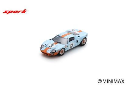PRECOMMANDE - Spark 43LM68 1:43 - Ford GT 40 No.9 Winner 24H Le Mans 1968 P. Rodríguez - L. Bianchi
