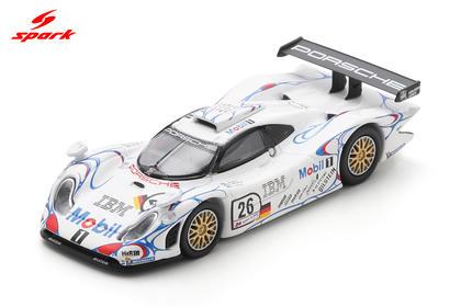 PRECOMMANDE - Spark 64LM98 1:64 - PORSCHE 911 GT1 N°26 Winner 24H Le Mans 1998 A. McNish - L. Aïello - S. Ortelli
