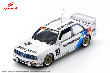PRECOMMANDE - Spark 43NUR1990 1:43 - BMW M3 E30 N°19 Linder M Team Winner 24H Nürburgring 1990  A. Heger - F. Schmickler - J. Winkelhock