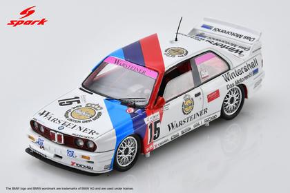PRECOMMANDE - Spark 43NUR1991 1:43 - BMW M3 E30 N°15 Winner 24H Nürburgring 1991  J. Winkelhock - A. Hahne - K. Nissen