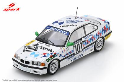 PRECOMMANDE - Spark 43NUR1994 1:43 - BMW M3 E36 N°101 Heico Dienstleistungen Winner 24H Nürburgring 1994 K. Wlazik - F. Katthöfer - F. Rosterg