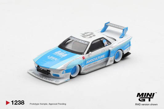PRECOMMANDE - Mini GT MGT01238-R 1:64 - NISSAN Skyline GTR (R32) LBWK Kaido Works Amoculture 2026