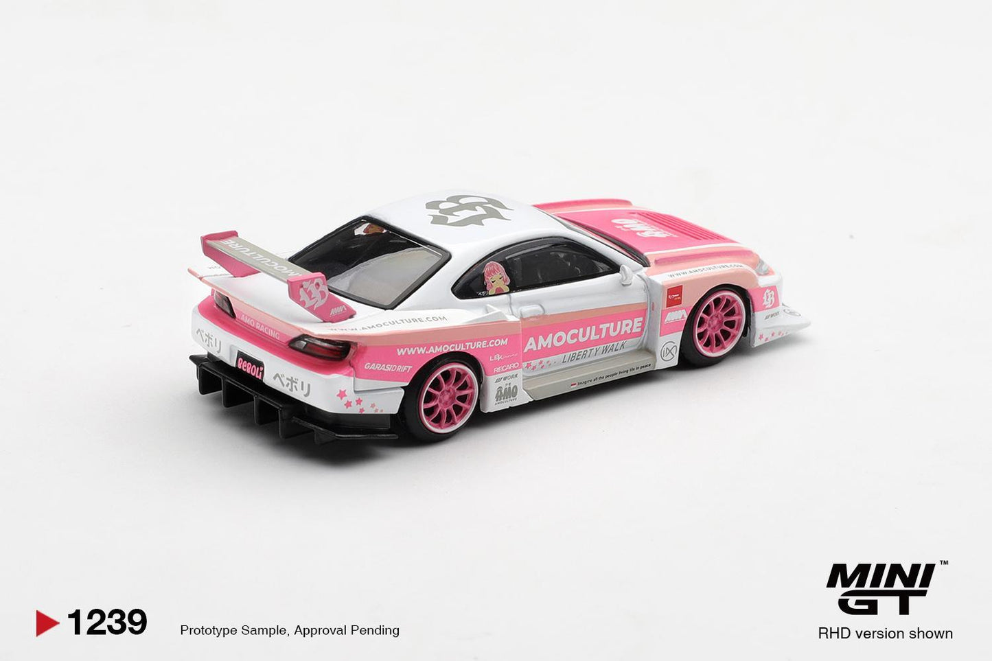 PRECOMMANDE - Mini GT MGT01239-R 1:64 - NISSAN Silvia  (S15) LB-Super Silhouette Amoculture 2026