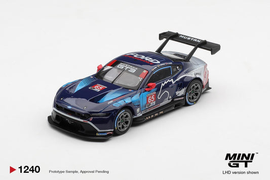 PRECOMMANDE - Mini GT MGT01240-L 1:64 - FORD Mustang GT3 N°65 Ford Multimatic Motorsports Vainqueur 24H Daytona 2025 F. Vervisch - D. Olsen - C. Mies