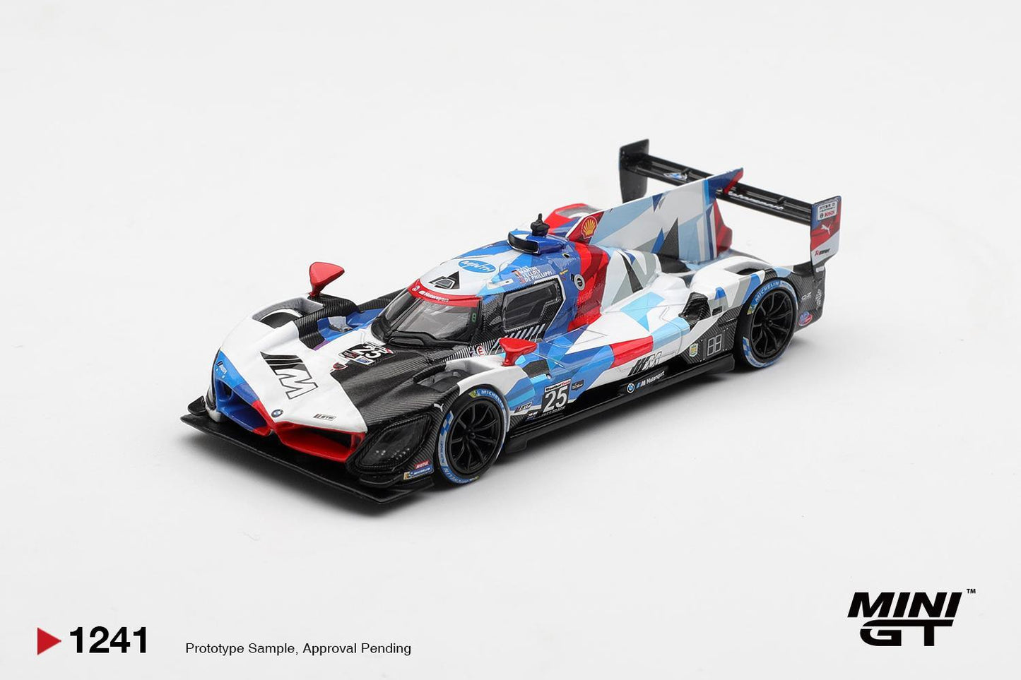 PRECOMMANDE - Mini GT MGT01241-L 1:64 - BMW M Hybrid V8 GTP BMW M Hybrid V8 GTP N°25 BMW M Team RLL 24H Daytona 2024 C. De Phillippi - M. Martin - R. Rast - N. Yelloly