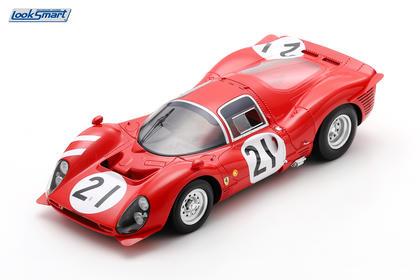 PRECOMMANDE - Looksmart LS18LM039 1:18 - FERRARI 330 P3 N°21  24H Le Mans 1966  J. Guichet - L. Bandini