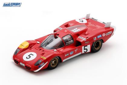 PRECOMMANDE - Looksmart LSLM173 1:43 - FERRARI 512 S N°5 24H Le Mans 1970  J. Ickx - P. Schetty