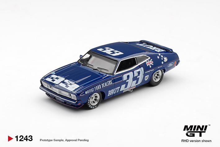 PRECOMMANDE - Mini GT MGT01243-R 1:64 - FORD Falcon (XB) GT N°33 1000Km Bathurst 1974 A. Moffat - D. Glemser