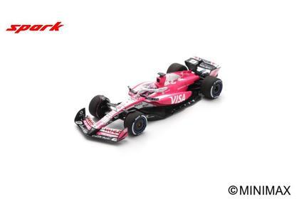 PRECOMMANDE - Spark 18S1221 1:18 - Racing Bulls VCARB 02 No.6 Visa Cash App Racing Bulls Formula One Team Miami GP 2025 Isack Hadjar