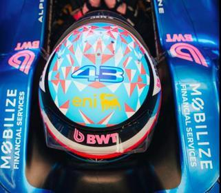 PRECOMMANDE - Spark 5HF249 Casque 1:5 - BWT Alpine Formula One Team - Franco Colapinto - 2026