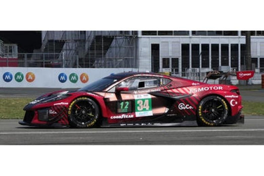 PRECOMMANDE - Spark S8425 1:43 - CORVETTE Z06 LMGT3.R N°34 Racing Team Turkey by TF 24H Le Mans 2026 P. Dempsey – S. Yoluç – C. Eastwood