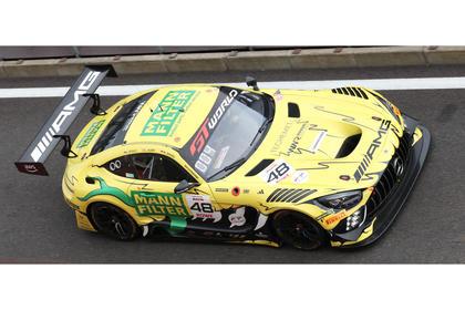 PRECOMMANDE - Spark 64S256 1:64 - MERCEDES-AMG GT3 EVO N°48 Mercedes-AMG Team MANN-FILTER  2nd 24H Spa 2026 L. Auer - L. Stolz - M. Engel