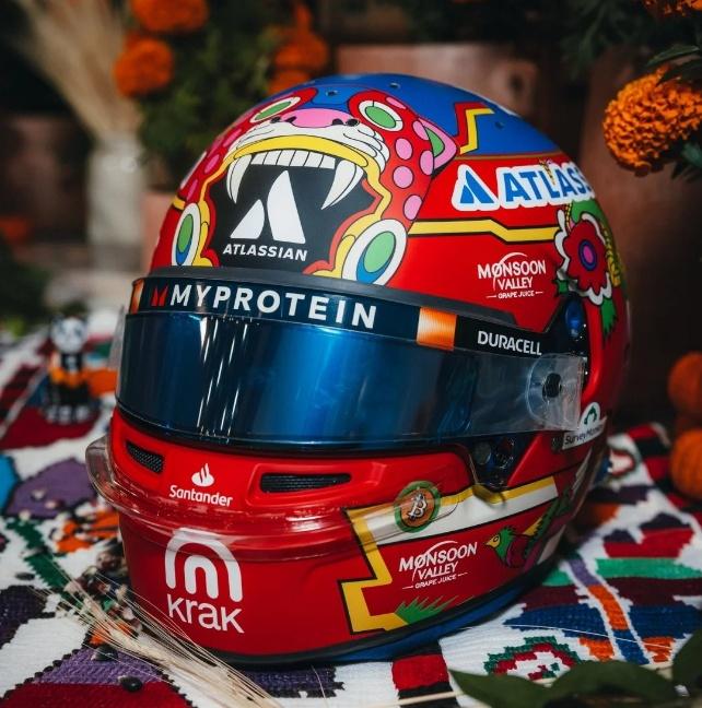 PRECOMMANDE - Spark 5HF233 Casque 1:5 - Alexander Albon - Williams Racing - Mexican GP 2025